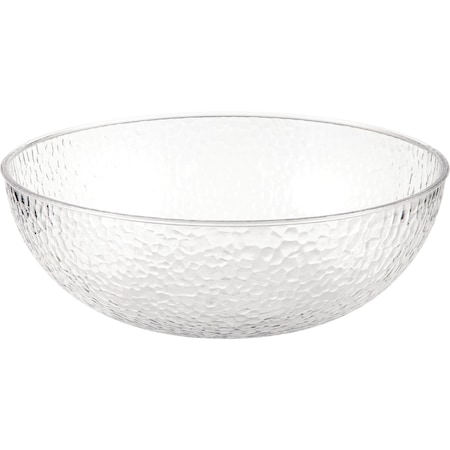 Sensations Clear Pebble Plastic Bowl, 160oz, 6PK 347887
